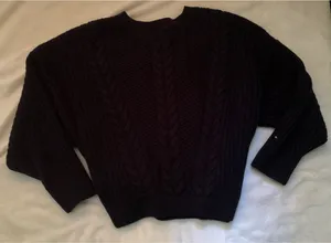 Dark Blue Tommy Hilfiger Knitted Sweater thumbnail 1