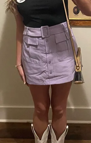 DO+BE Purple Skirt thumbnail 1