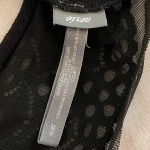 Aerie Mesh Lace Bralette, Black, Size M, EUC thumbnail 4