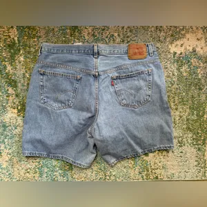 Vintage Levi’s denim jean board shorts, size 18 thumbnail 2