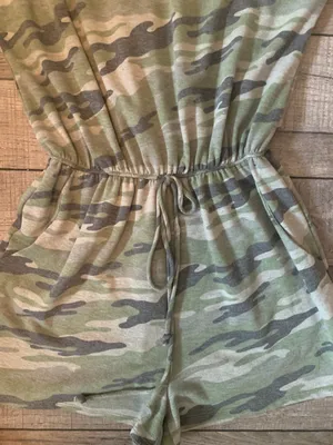 Francesca's Camo Romper thumbnail 3