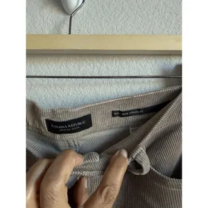 Banana Republic Women's High‎ Rise Straight Leg Tan Corduroy Pants Size 30 thumbnail 3