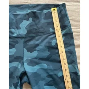 Fabletics Define High-Waisted 7/8 Leggings Blue Camo Size Large NWT thumbnail 12