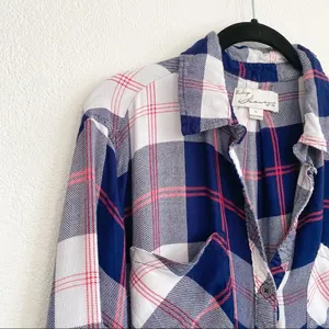Vintage Havana Americana Plaid Fly Back Shirt Size Large thumbnail 5