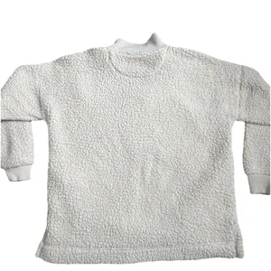 Aerie Dream Sherpa Cream Quarter‎ Zip Pullover Sweatshirt Sweater Jacket Size XS thumbnail 8