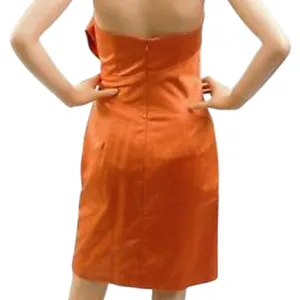 Max & Cleo Cocktail Formal Dress Size 4 Semi-formal Burnt Orange‎ Necter thumbnail 2