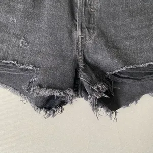 Levi's Premium 501‎ sz 26 gray distressed jean shorts thumbnail 3