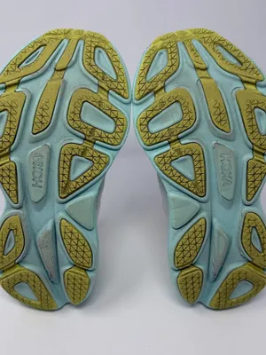Hoka One One Bondi 8 Running Shoe Women's 6B Blanc de Blanc Sunlit Ocean Walking thumbnail 14