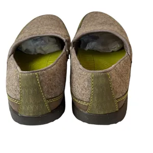 Chacos Sloan Slip On Shoes Women 7.5 Wool Leather Comfort Loafer Sandstone Citron thumbnail 5