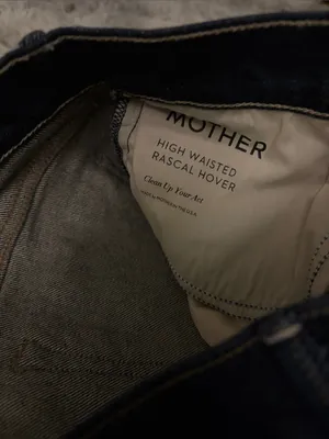 MOTHER High-Rise Straight Jeans in Dark Indigo thumbnail 4