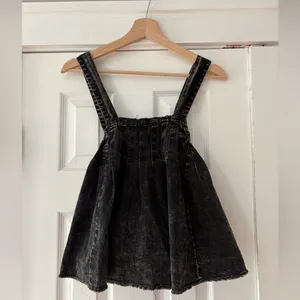 Free People Size Small Marina Denim‎ Babydoll New Condition thumbnail 3
