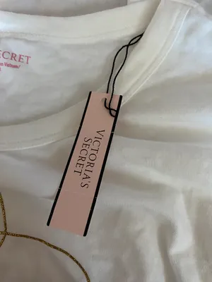 Victoria's Secret BNWT gold purple bow long sleeve Tshirt thumbnail 5