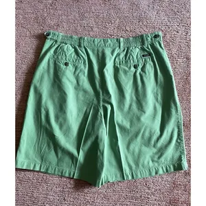 Vintage Ivy Crew Women’s High-Rise Pleated Green Shorts Bermuda Size 36 thumbnail 7