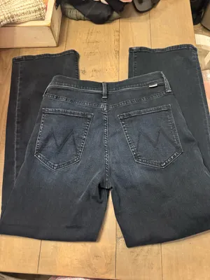 MOTHER Size 26 Dark Denim Jeans Mid Rise Rambler Ankle thumbnail 5