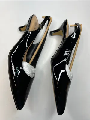 EXTRA WIDE Bella Vita Scarlett II Kitten-Heel Slingback Pumps 9.5WW thumbnail 8