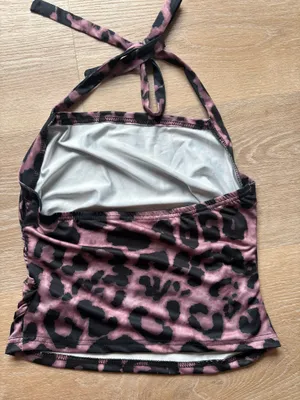 Shein Top Tank Cropped Cheetah thumbnail 3