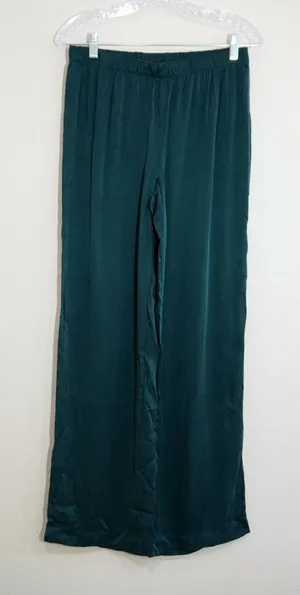Haven Well Within Size Large NEW Forest Green Wide Leg Lounge Pants Soft Flowy thumbnail 1