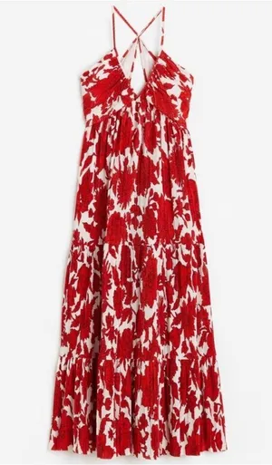 H&M Pleated Maxi Dress thumbnail 2