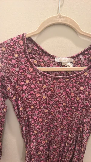 Love Shack Fancy Floral Bodysuit thumbnail 2