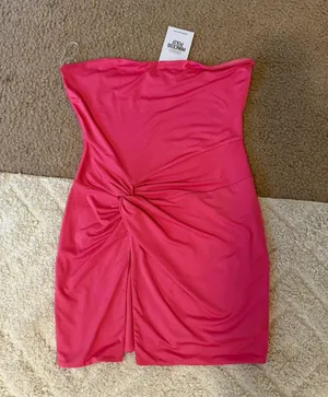 Princess Polly Pink Strapless Mini Dress thumbnail 2
