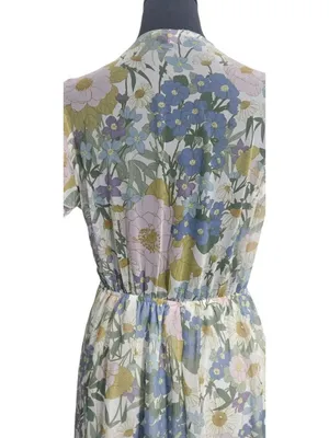 Baltic Born Size Medium Dress Slit Floral Boho Wedding Party Holidays thumbnail 8