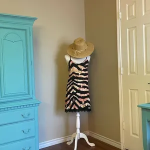 Reverse for Revolve Animal Print Dress with Black Lace Small NWT 💕 thumbnail 4