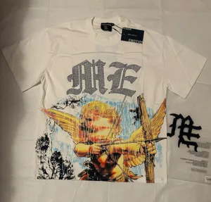 Mixed Emotion white t-shirt with Cupid graphic, size M thumbnail 1