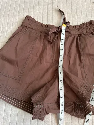 Onika Asha fawn brown NWT cotton boho comfy casual shorts M thumbnail 9
