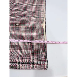 Vintage Talbots Blazer Red Plaid 100% Wool Two Button Jacket Size M thumbnail 11
