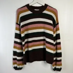 Madewell Sz XS Sweater Striped Payton‎ Pullover Coziest Yarn Merino Wool Alpaca thumbnail 3
