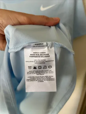 Nike dry fit Tee baby blue workout casual T-shirt XS thumbnail 5