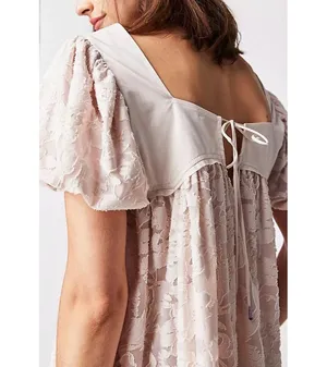 FREE PEOPLE Sunrise To Sunset Top in Champagne Dream Size Medium thumbnail 11