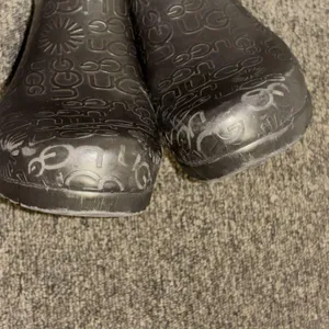 Ugg Wilshire Brown Rubber Rain Boots Women’s Sz 7 Tall Fur Insole EUC thumbnail 13