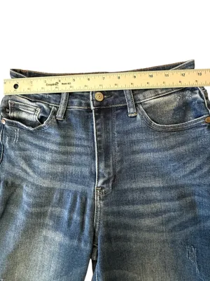 Judy Blue JB88531 Wide Leg Jeans Women’s 3/26 High Rise Medium Wash Stretch thumbnail 10