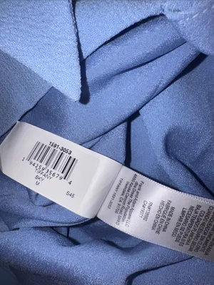NWOT Dress The Population TIFFANY One Shoulder MIDI Dress Sky blue sz M thumbnail 6