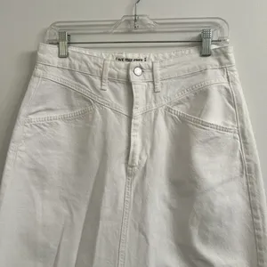 Free people We The Free Come As You Are Denim Maxi Skirt Sz 6 thumbnail 5