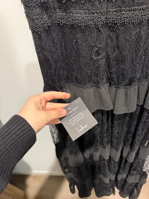 NWT Lulus Lace Tiered Dress  thumbnail 5