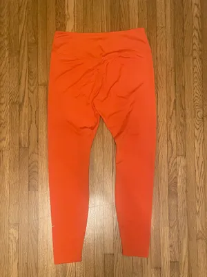 Women’s Nike Dri-Fit Leggings Orange thumbnail 2
