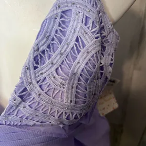 Purple dress with laced top size small thumbnail 5