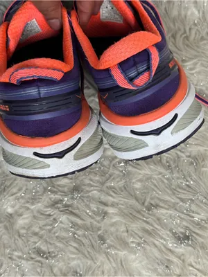 Hoka One One Purple/Orange Women's Running Shoes Size US W 9.5 thumbnail 3