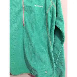 Columbia Green Fleece Half Zip Pullover Sweatshirt‎ Top Women's M/M thumbnail 2