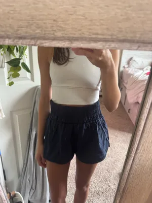 Navy blue athletic shorts thumbnail 3