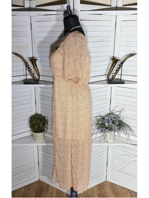 Vintage Y2K dress chiffon ditzy floral grunge 90s fairy cottage boho festival M thumbnail 4