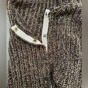 Free People Valentina Tunic Turtleneck Sweater Vest, Side Snaps, Browns thumbnail 10