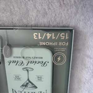 XO Poppy Dirty Martini Social Club‎ for iPhone 15 14 13 MagSafe Case Green NIP thumbnail 2