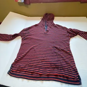 Gap size XL striped “The Octavia waffle Hoodie”. thumbnail 7