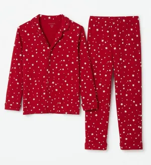 red star Pottery Barn Kids adult/women’s size M pajama set thumbnail 1