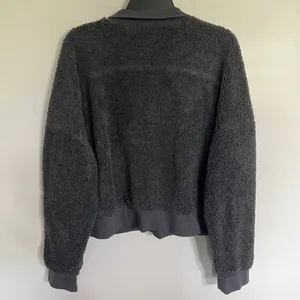Fabletics XL Gray Dream Polar Fleece Quarter Zip Pullover Cropped Sweatshirt‎ thumbnail 8