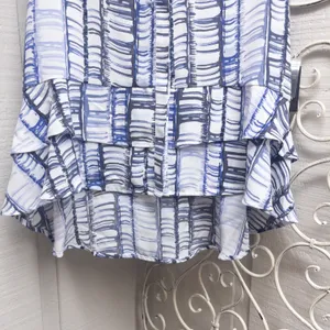 Simply Vera Vera Wang Sleeveless Flounce Shirt thumbnail 4