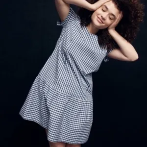 NWT Universal Standard J. Crew gingham dress‎ Sz 8 thumbnail 2